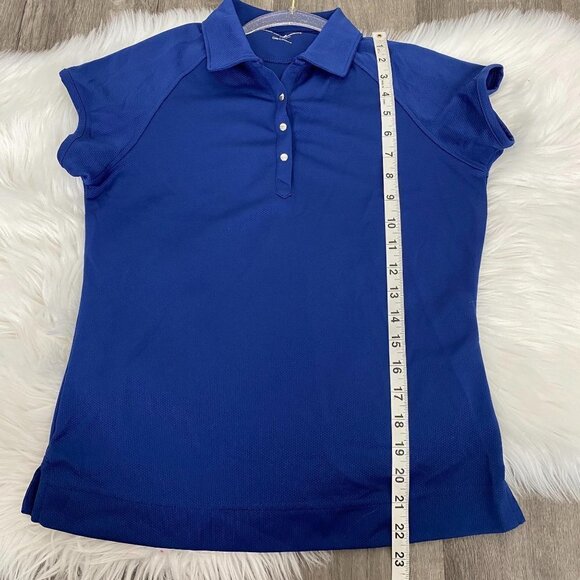 Tommy Armour Blue Dri Logic Golf Polo Shirt - Picture 6 of 6
